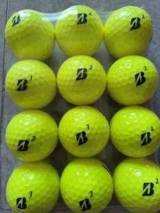 包邮高尔夫球二三大B彩球二手球高尔夫球三层球下场必用练习用球