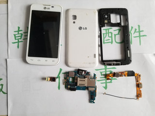 LG E455（Optimus L5 II屏幕总成 后框 后盖 主板摄像头尾插排线