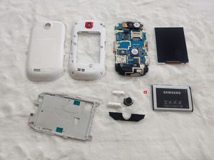 适用于三星S3650C 主板 液晶屏 显示屏 后框 后盖 按键 电池
