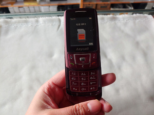 适用于 三星D908I 红色 这颜色少见推盖机 可开机可收藏 可拆零件