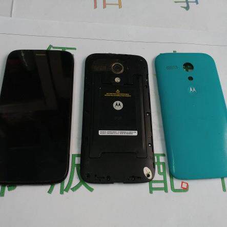适用于  Moto 摩托罗拉（8GB）XT1031 后框带镜面 后盖 屏幕