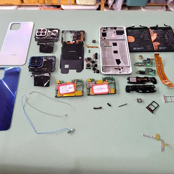 适用于 华为 nova8 SE 主板 电池  背夹 像头小板 尾插 排线 后盖