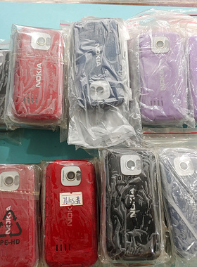 适用于 诺基亚 7610S 前框 后框 外壳 后盖全套壳子   (后盖掉胶)