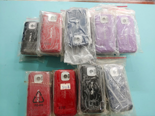 适用于 诺基亚 7610S 前框 后框 外壳 后盖全套壳子   (后盖掉胶)