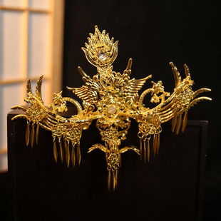 汉服发冠原创古装夏日头饰仙侠圣母发簪古风流苏发饰簪子精品爆款