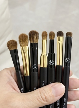 sonia kashuk眼影刷动物毛马毛混制黄狼尾羊毛晕染卧蚕眼线刷子