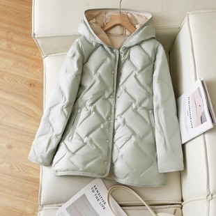2025新款冬季轻薄羽绒服女中长款小个子今年流行爆款妈妈薄款外套