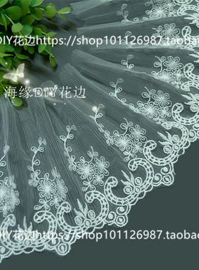 热销手工diy服装辅料韩版28360纯棉沙发窗帘家居蕾丝花边宽13cm
