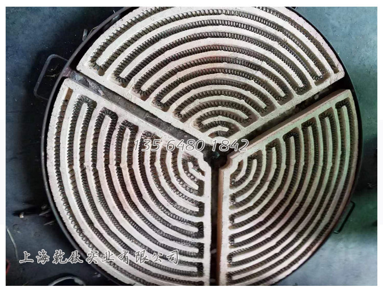 扩散泵电炉盘 电炉丝加热盘泥巴 加热丝泥巴 扩散泵配件 电磁炉