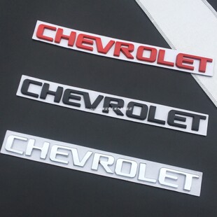 适用 雪佛兰CHEVROLET英文尾标科鲁兹迈锐宝改装车标乐风装饰车贴