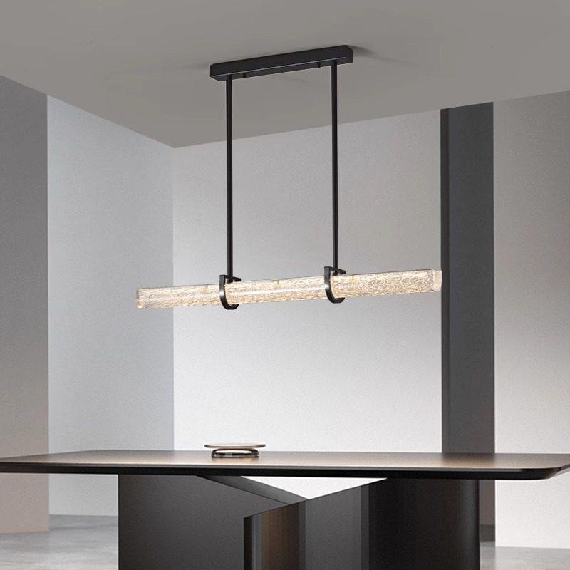 意式轻奢餐厅吊灯现代简约高端设计师铂金树脂岛台一字长条饭厅灯,家装灯饰光源,餐厅吊灯,淘宝优惠券,粉丝福利购,淘宝优惠卷