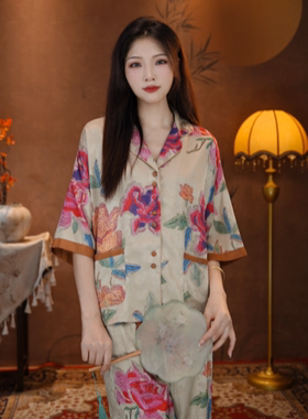 七七【国色天香】ZZ2026夏季爆款刻花工艺可外穿家居服SMS