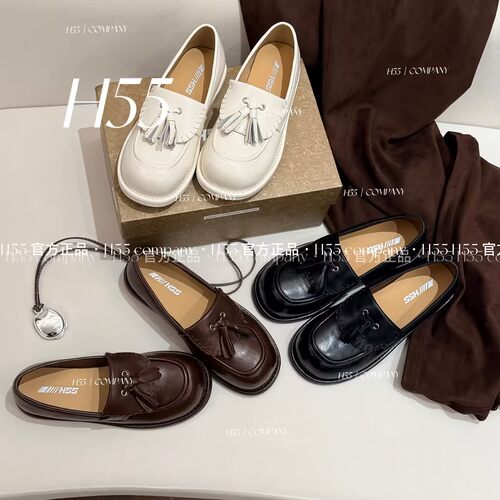 【现货】H55女鞋-26ss绅女假日-时髦书呆子乐福鞋2cm07-3189