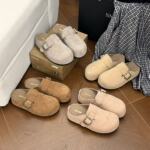 H55女鞋巴洛克2026春季新款休闲搭扣防滑自带足弓外穿拖鞋勃肯鞋