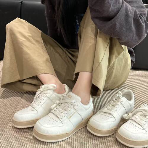 H55女鞋夏季新款极简百搭内增高韩版休闲经典ins风平底板鞋小白鞋