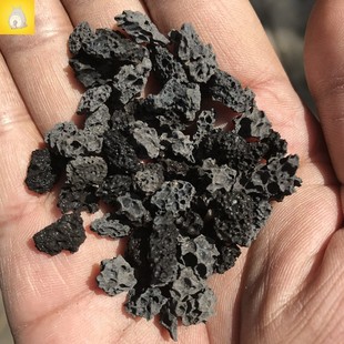 【龙猫园艺】多肉伴土黑色火山石介质 黑色火山岩颗粒 颗粒均匀