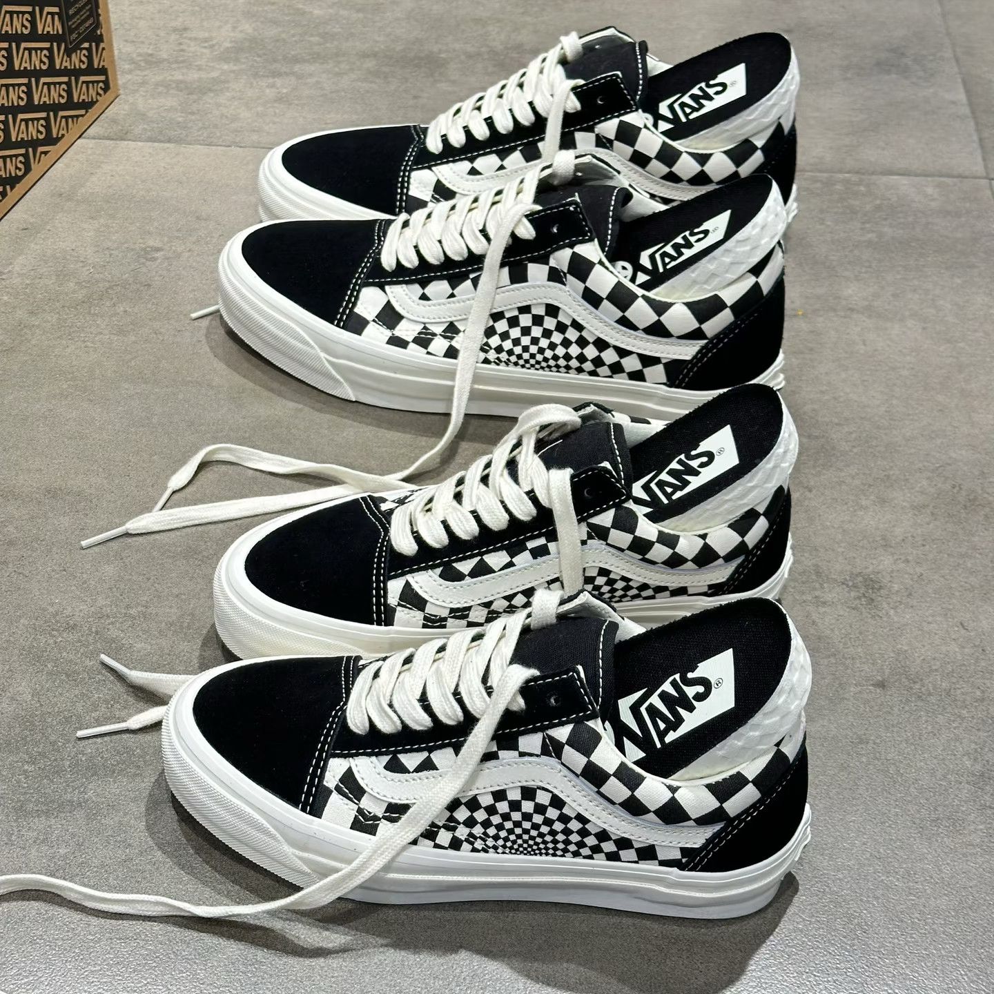范斯vans mte old skool低帮黑白格子帆布鞋VN000CY2T5O