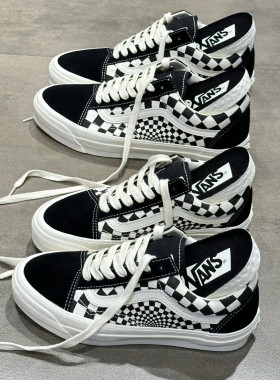 范斯vans mte old skool低帮黑白格子帆布鞋VN000CY2T5O