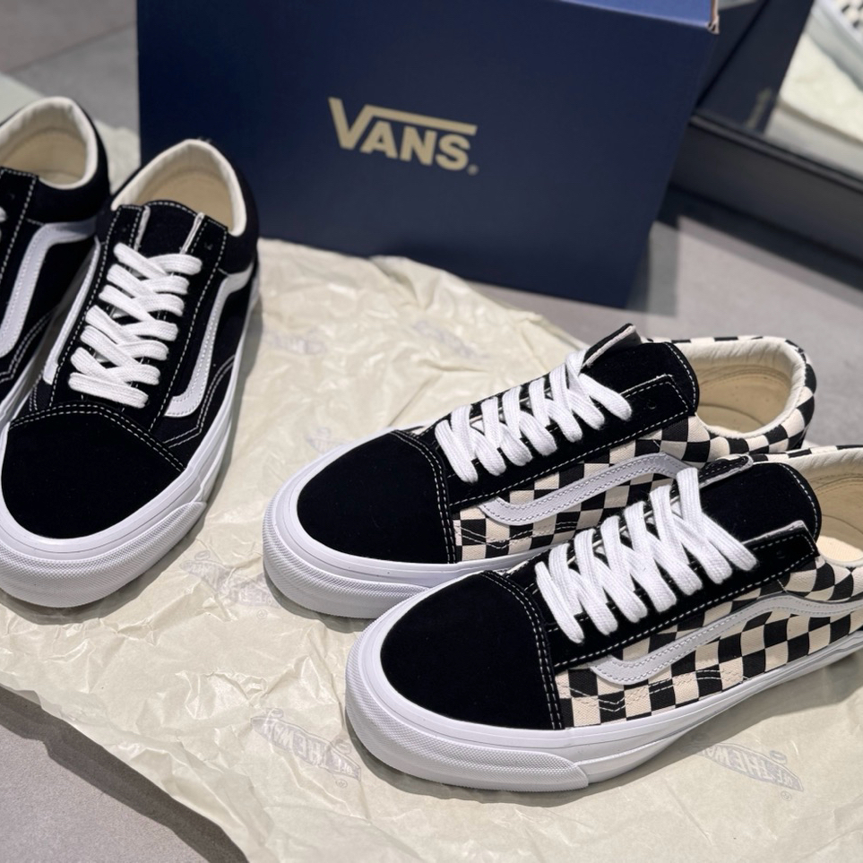 范斯vans old skool 36新款高阶黑白棋盘格休闲滑板鞋VN000CQD2BO