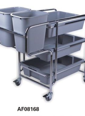 白云AF08168大小号多功能三层服务车送收餐厅酒店宾馆饭店收集车