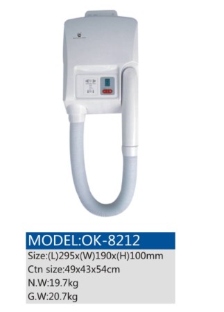 包邮浴室壁挂式美发干发器 OK-8212北奥干肤器卫浴用品电吹风图片