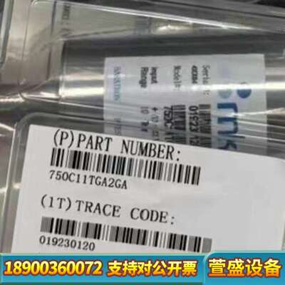 MKS BARATRON压力传感器750C11TGA2GA，