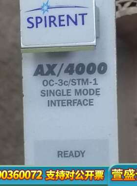 Spirenr思博伦ATM分析仪AX/4000卡4003