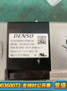 DENSO伺服电机R2AA04005FCPWCU6，45W，