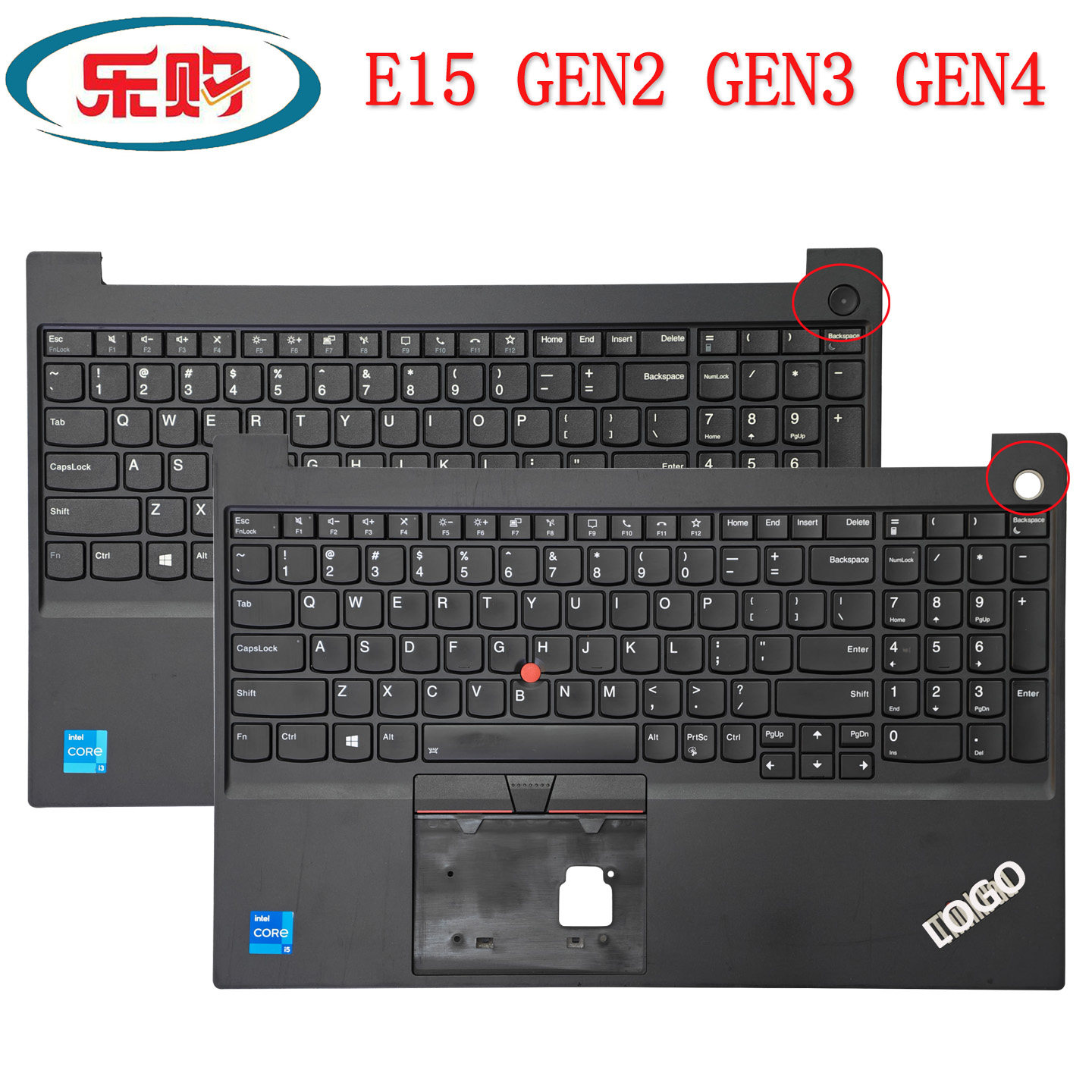 适用联想E15GEN23键盘C壳图片