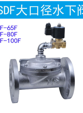 2寸半3寸4寸DN65 80 100喷泉跑泉水下防水电磁阀XSDF大口径法兰