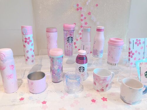 日本本土采购限定星巴克樱花杯马克杯保温杯随行杯樱花玻璃杯 - 封面