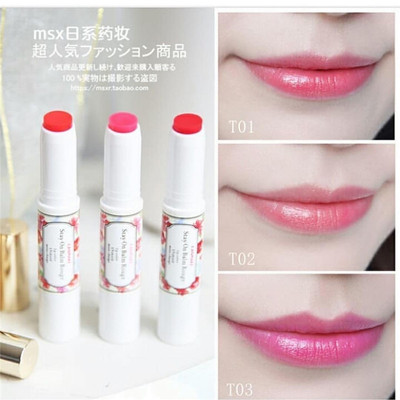 日本采购canmake井田保湿滋润水润不脱色有色润唇膏口红包邮T04