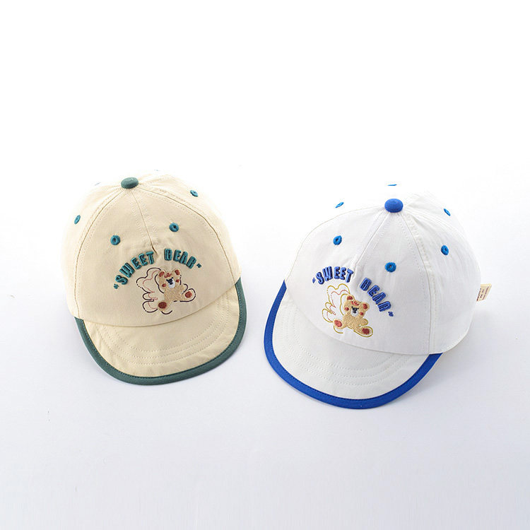 春秋季男女宝宝帽子儿童可爱卡通纯棉鸭舌帽1-2岁小孩百搭遮阳帽3