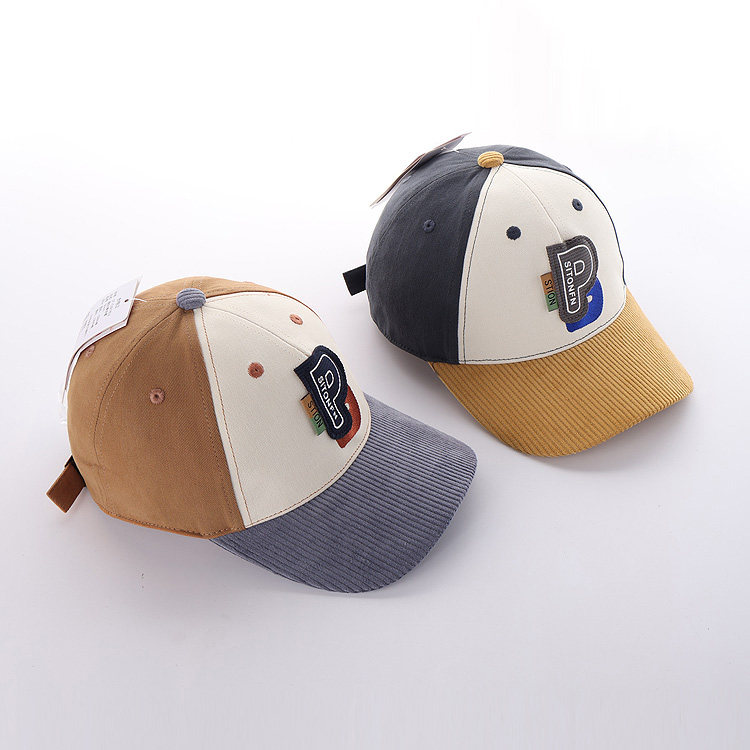 春秋季儿童鸭舌帽男宝宝帅气百搭防晒棒球帽2岁4纯棉外出遮太阳帽