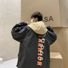 港風何棉含微量其他纖維春季新款夾克