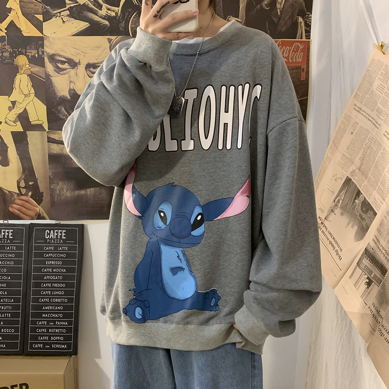 海報灰棉聚酯纖維秋季休閒衛衣男