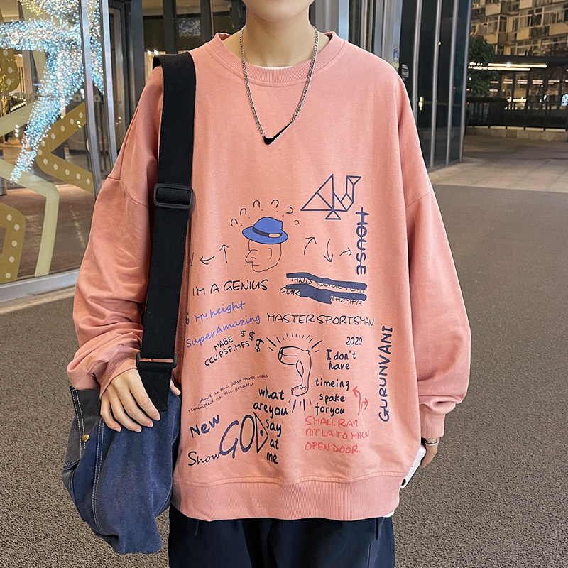 Gangfeng kaimian polyester spring new round collar sweater