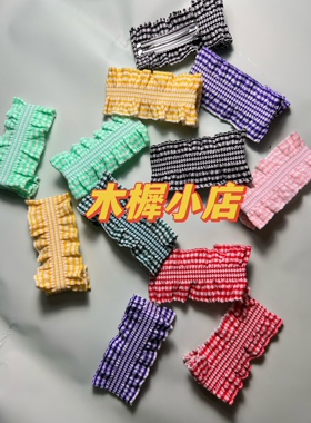 韩版碎格布艺bb夹少女心田园风配件发卡刘海夹小清新发卡百搭边夹