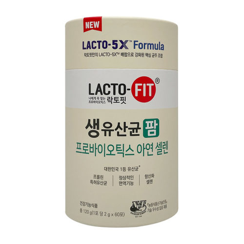 韩国直邮钟根堂lacto益生菌加锌硒2g*60包probiotics