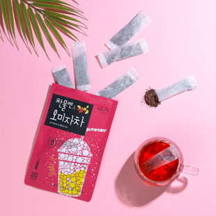 韩国直邮双界名茶五味子茶冷泡茶饮料汁健康睡眠2g*20条