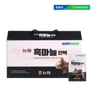 韩国直邮农协天然无添加黑蒜桔梗汁高丽红参原液70ml*30包营养