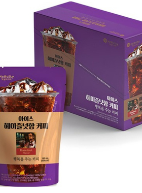 韩国直邮mcnulty咖啡陪你液体黑美式低咖啡因独立包190ml*10包