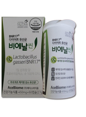 韩国直邮BNR17乳源性益生菌乳酸菌女性体脂60粒装胶囊