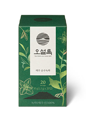 韩国直邮爱茉莉osulloc绿茶蜜梨茶瀛橘发酵茶1.5g*20袋独立包