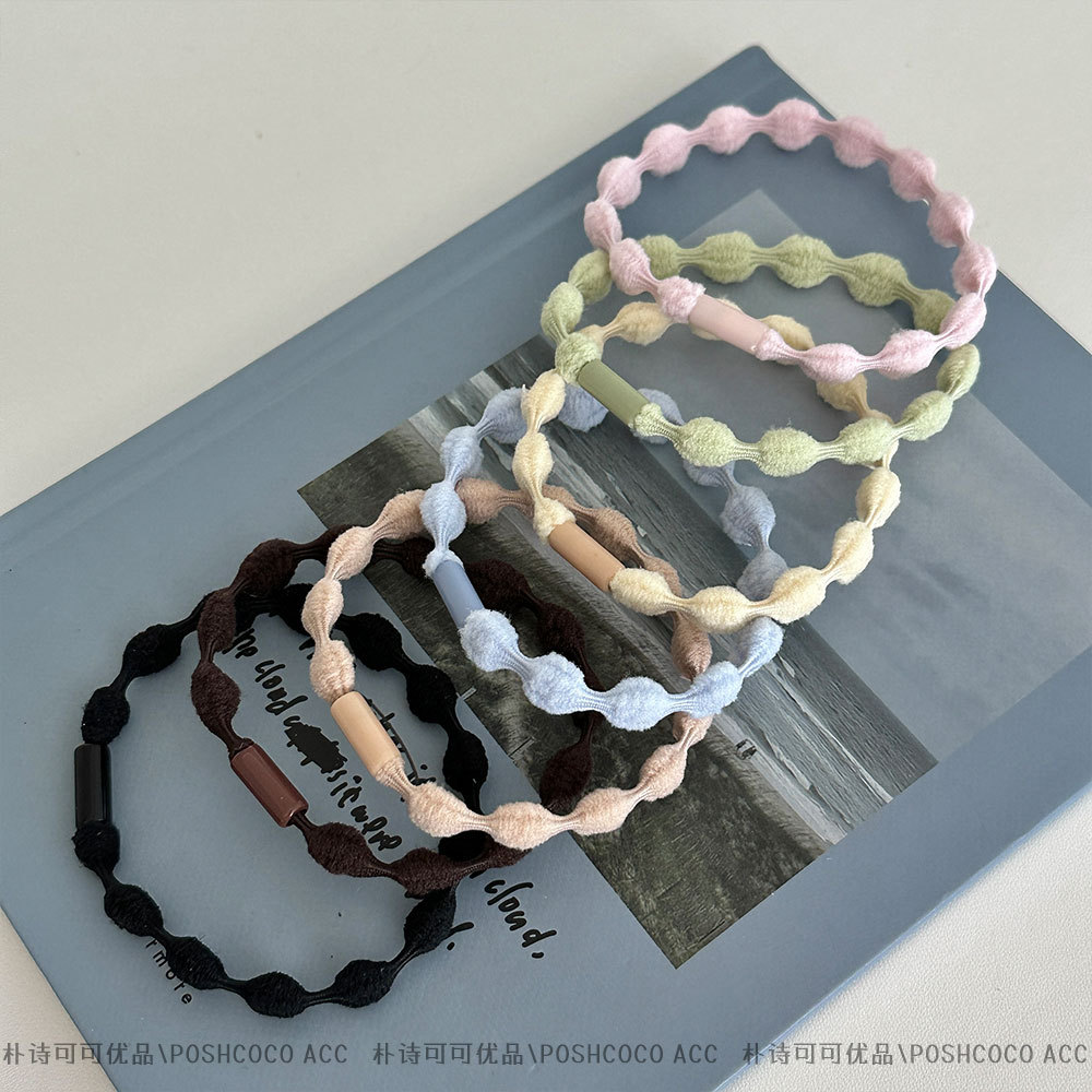 品质外贸高弹力发绳简约甜美发绳