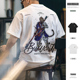 新款 国潮印花短袖 t恤男宽松潮牌悟空刺绣彩绘半袖 2025夏季 体恤衫