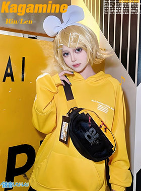 天羽川firefirst镜音双子胸包户外多功能时尚腰包斜跨正版联名代