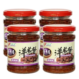 酱香居香辣洋葱酱正宗徐州土特产酱菜下饭酱拌饭酱拌面酱185g瓶