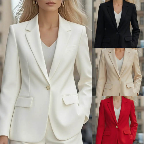 跨境秋季长袖一粒扣西装Suits