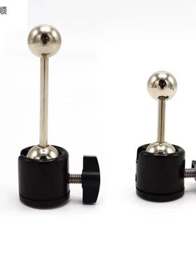 相机手机直播支架双球型360度旋转云台圆孔型手机夹横拍竖拍俯拍